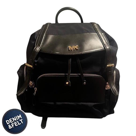 Michael Kors Dark Navy Blue Unisex Mott Large Nylon Baby Diaper Backpack | EUC? main image 6